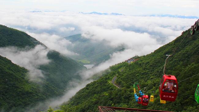 东天目山的缆车