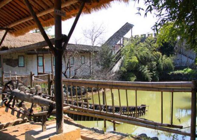 吴楚农耕文化园的水车